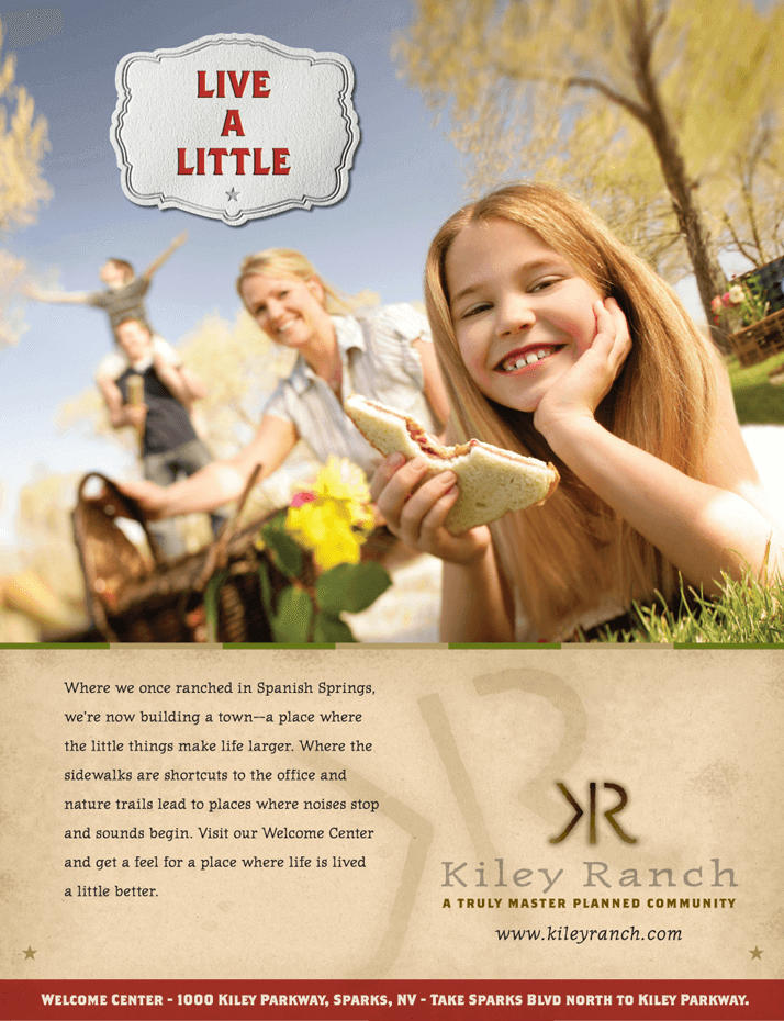 Kiley Ranch Print Ad by Stan Can Design