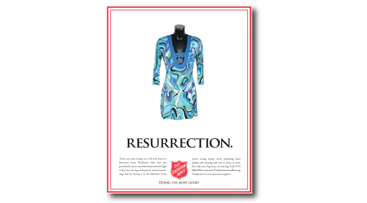 Salvation Army Print Ad by Stan Can Design